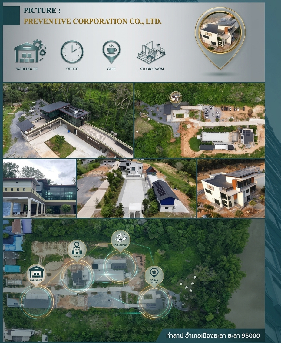 สำนักงานใหญ่ P-Corp ตำบลท่าสาป จังหวัดยะลา